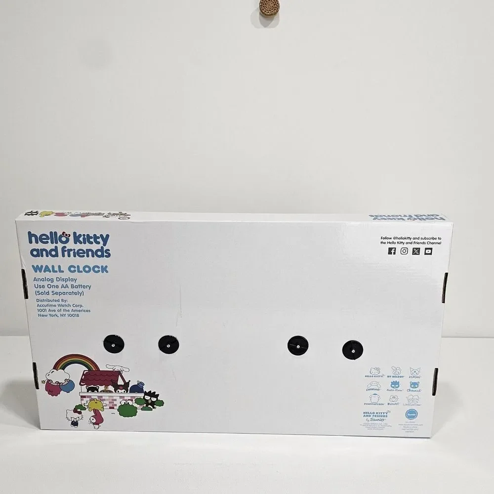SANRIO Hello Kitty And Kuromi 2 Pack Clocks New‎
